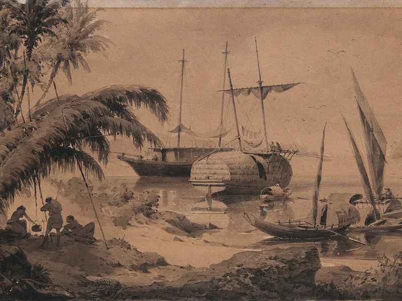 1835-Franz Keller - Leuzinger - Navigare sul Rio delle Amazzoni e sul Madeira